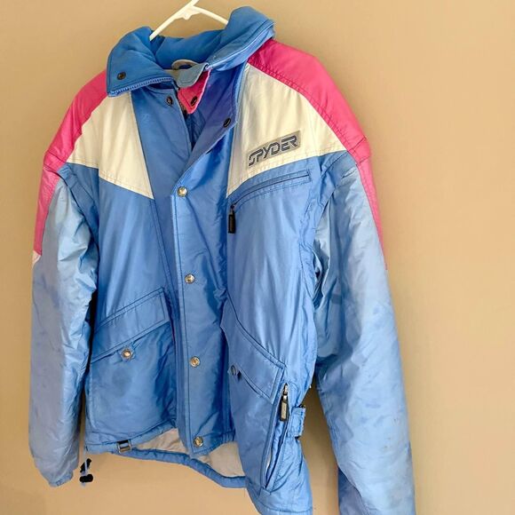 Vintage Spyder 2 in 1 Ski Jacket & Vest Size Large - Picture 3 of 10